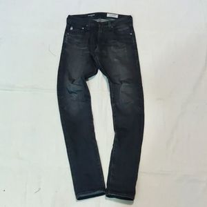 AG Jeans - Stockton Skinny Jeans - Gray/Black Wash - 28x34